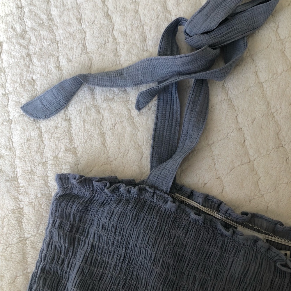 NEW blue tie straps princess polly tank top - Picture 8 of 12